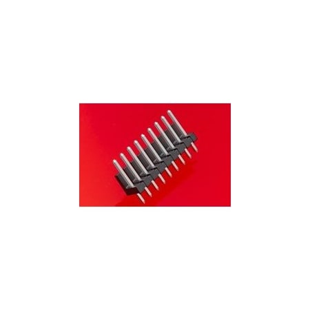 Molex Board Connector, 8 Contact(S), 1 Row(S), Male, Straight, 0.156 Inch Pitch, Solder Terminal, Black 26481083